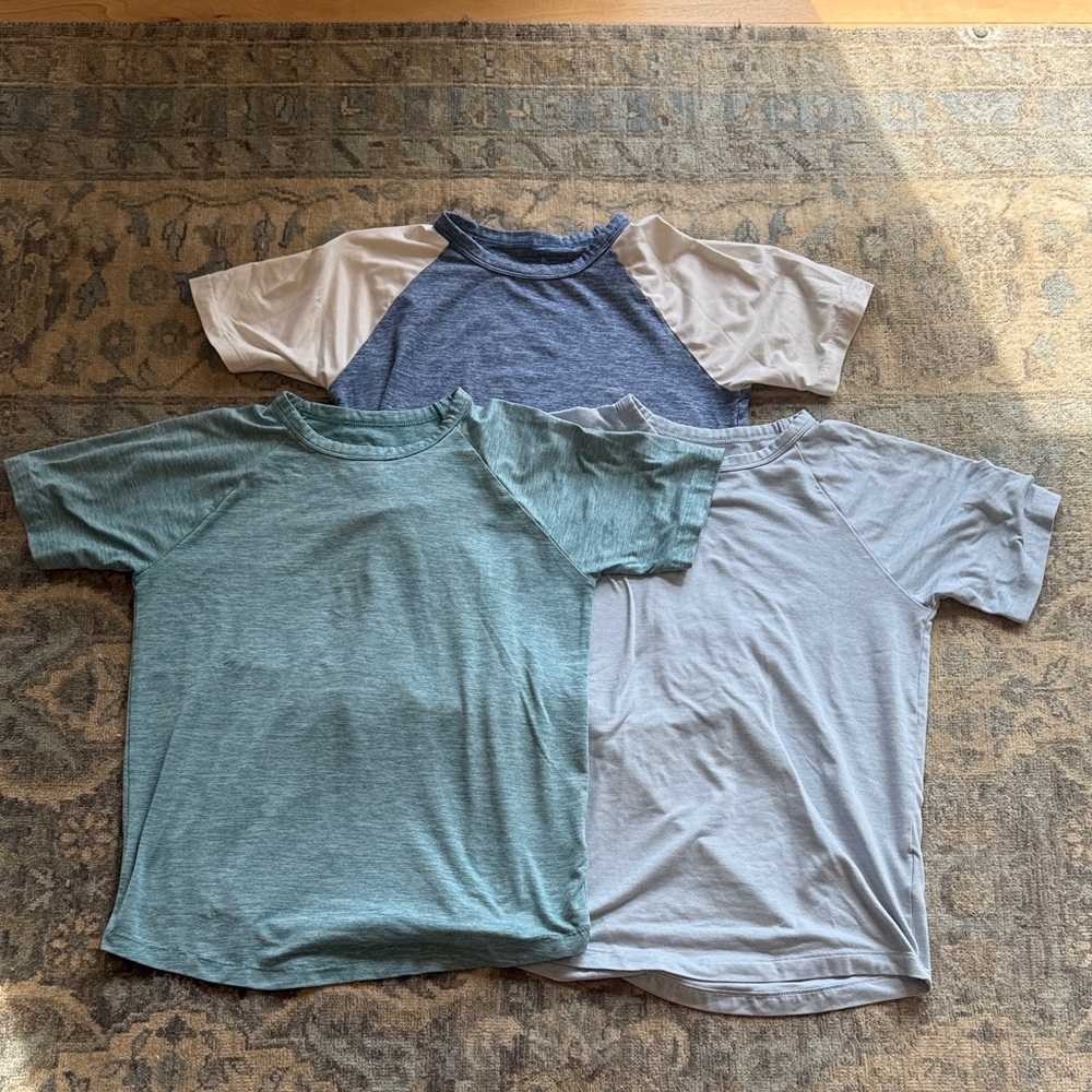 Set of 3 Crewcuts active fabric crewneck T-Shirts - M
